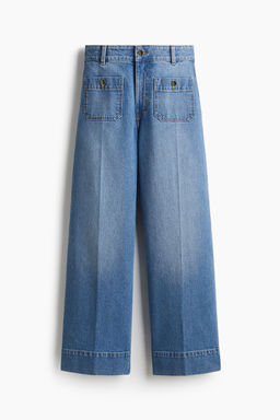 Wide High Ankle Jeans - H&m фото 2