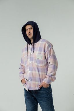 Рубашка утепленная,  толстовка c капюшоном оверсайз - Knitka wear фото 8