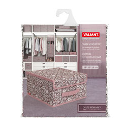 Короб стеллажный с крышкой, малый, 28*30*16 см Valiant  фото 7
