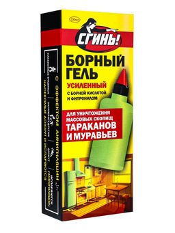 Средство от тараканов Дохлокс Сгинь №76, гель, борный, усиленный, флакон, 100 мл