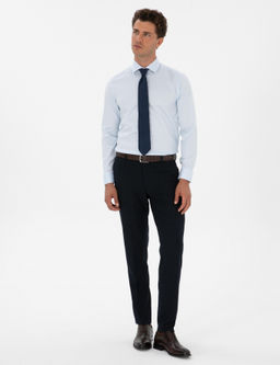 A__k Mavi Slim Fit Uzun Kollu G_mlek - Pierre cardin фото 4