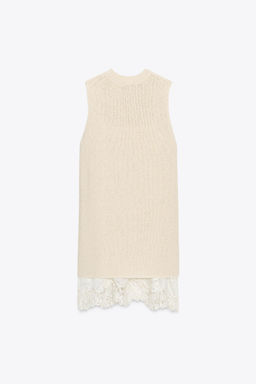 CONTRAST KNIT DRESS - Zara фото 11