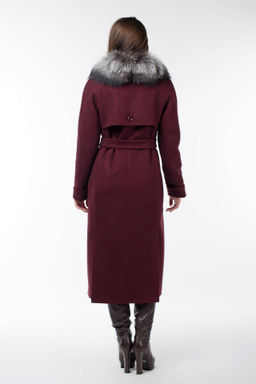 Пальто женское утепленное (пояс) - El podio фото 4