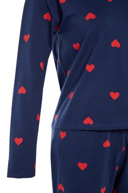 Trendyolmilla Beyaz %100 Pamuklu Kalpli Orme Pijama Tak?m? THMAW21PT0566 фото 34
