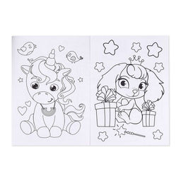 Раскраска для девочек Милые зверюшки, 16 стр., формат А4 - Буква-ленд фото 2