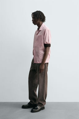 STRIPED FLOWING SHIRT - Zara фото 4