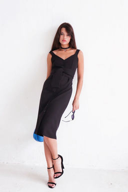 Сарафан классический чёрный - Martichelli фото 7