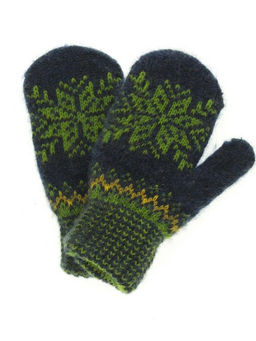 Варежки детские "Снежинка" 3 цвета 0608-34