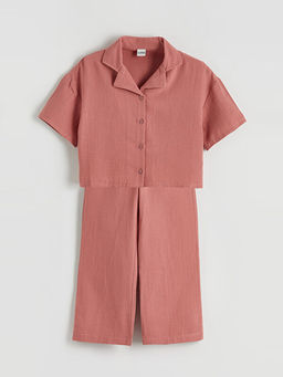 Basic K?z ?ocuk M?slin G?mlek ve Pantolon