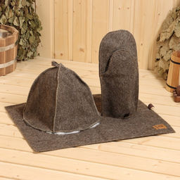 Набор для бани из овчины в портфеле Люкс - Simaland фото 2