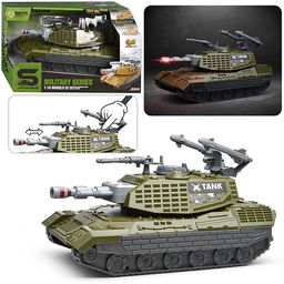 Танк "Ударная сила" (свет, звук) в коробке