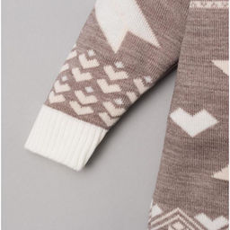 Комбинезон вязаный Крошка Я Снежинка рост 74-80 см фото 4