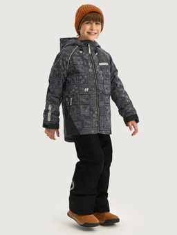 Костюм 7м2126 графит/черный