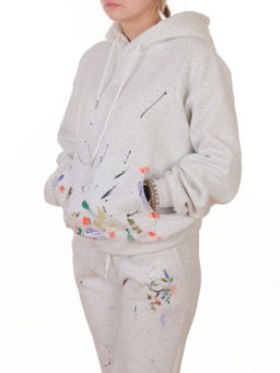 005 LT. GRAY Костюм спортивный зимний женский (95% хлопок, 5% полиэстер)