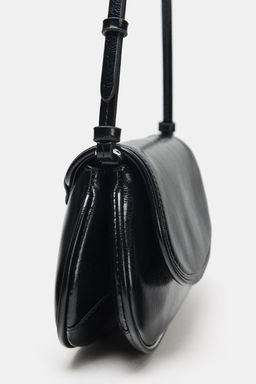 BOLSO DE HOMBRO SOLAPA / Negro - Zara фото 4