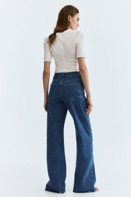 Wide High Waist Jeans - H&m фото 22