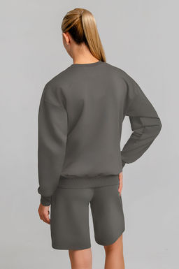 Арт. 5342 Костюм женский с шортами 42-50 (5 шт) Цвет:верх- бежевый, низ- бежевый