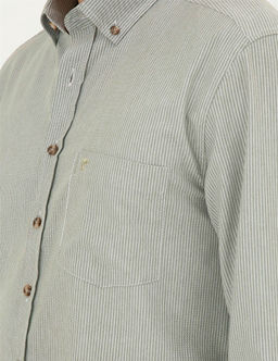 Haki Regular Fit Uzun Kollu G_mlek - Pierre cardin фото 7
