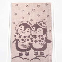 Полотенце махровое 6с102.411ж1 Пингвики(т.с.мальв1) 67х150см