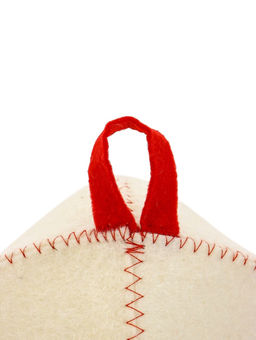 Шапка для бани и сауны Дикий и свободный, полиэфир 70%, шерсть 30%