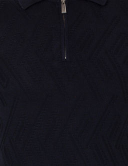 Lacivert Slim Fit D__meli Polo Yaka Triko Kazak - Pierre cardin фото 6