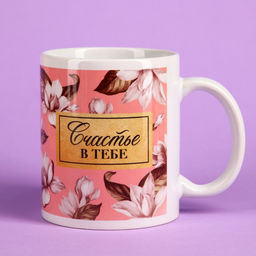 Набор Цвети от счастья: кофе молотый 30 г. и кружка 300 мл. - Фабрика счастья фото 2