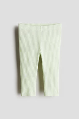 Leggings de algod?n acanalado