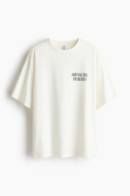 Camiseta oversize con motivo estampado - H&m фото 3