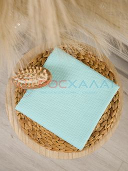 Однотонное вафельное полотенце ПВ-01 (19) 40х70