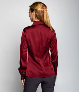 Блуза #ОКТ025022, бордовый