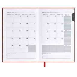Ежедневник датированный 2024 ESCALADA, А5, 176 л., арт. 63745/ 15 САРИФ-ЭКОНОМ КРАСНЫЙ  фото 8