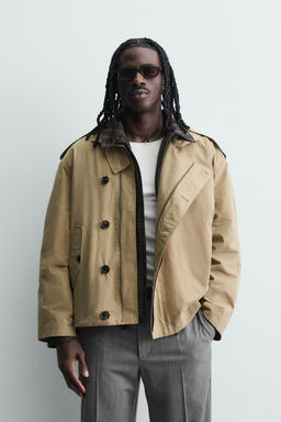 TRENCH CORTO RELAXED FIT / Arena - Zara фото 2