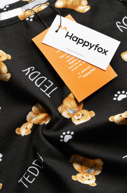 Хлопковая пижама для девочки с шортами Happyfox