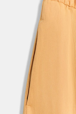 PANTAL?N BARREL FLUIDO ZW COLLECTION / Melocot?n - Zara фото 6