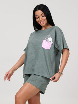 309 ДОМАШНИЙ КОСТЮМ шорты (Ментол) - А-дина фото 4