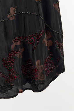 BEADED HIGH NECK TOP - Zara фото 7