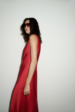 ZW COLLECTION SATIN DRESS - Zara фото 3