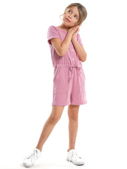 Ромпер для девочки UD 7599 т.розовый - Mini maxi фото 5