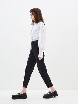 Женские джинсы mom fit с высокой посадкой - Mossmore фото 28