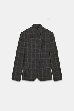 ZW COLLECTION LIMITED EDITION CHECK BLAZER - Zara фото 6