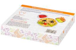 Менажница 19*17,5*3 см "Мышка" цельная 3 секции