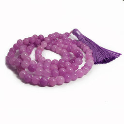 Четки из камня 108 бусин Кунцит Притягивает удачу в денежных делах - Сандаловый дом фото 3