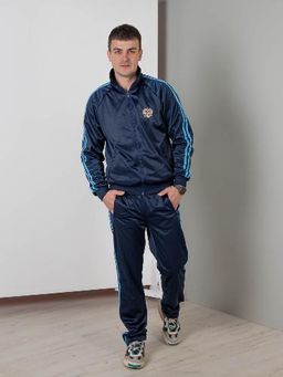 Мужской Спортивный костюм Стрим-3 темно-синий-голубой от Спортсоло