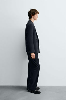 STRIPED SUIT TROUSERS