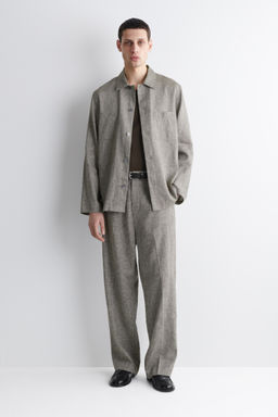 CAMISA DE LINO RELAXED FIT - H&m фото 9