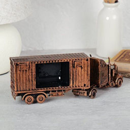 Часы настольные Контейнеровоз 30х6х10 см / F533 /уп 72/ - Галеонтрейд фото 7