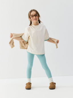 Футболка оверсайз Тофу с контрастной отделкой - Bungly фото 6