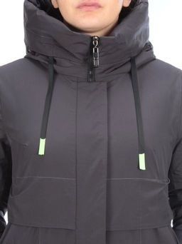 21-963 DK. GRAY Куртка зимняя женская (200 гр. холлофайбер)