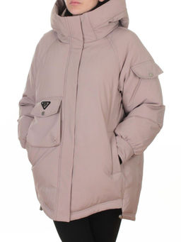 9912 PINK POWDER Куртка зимняя женская (150 гр. холлофайбер)