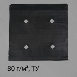 Материал мульчирующий, с перфорацией, 10×1.6 м, плотность 80 г/м², спанбонд с УФ-стабилизатором, чёрный, Greengo, Эконом 30%